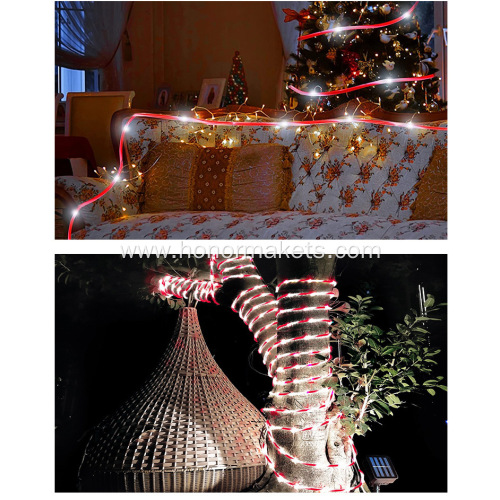 Christmas Solar Candy Rope Lights